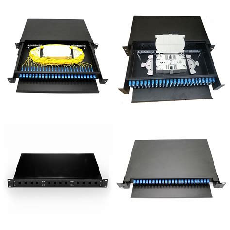 fiber optic junction box|rack mount fiber termination box.